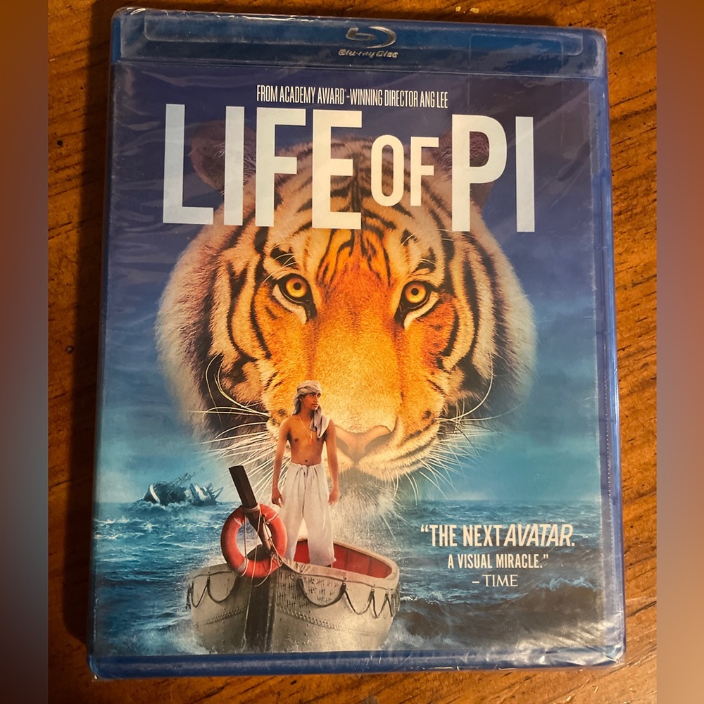 🆕 Life of Pi Movie Blu-Ray Disc